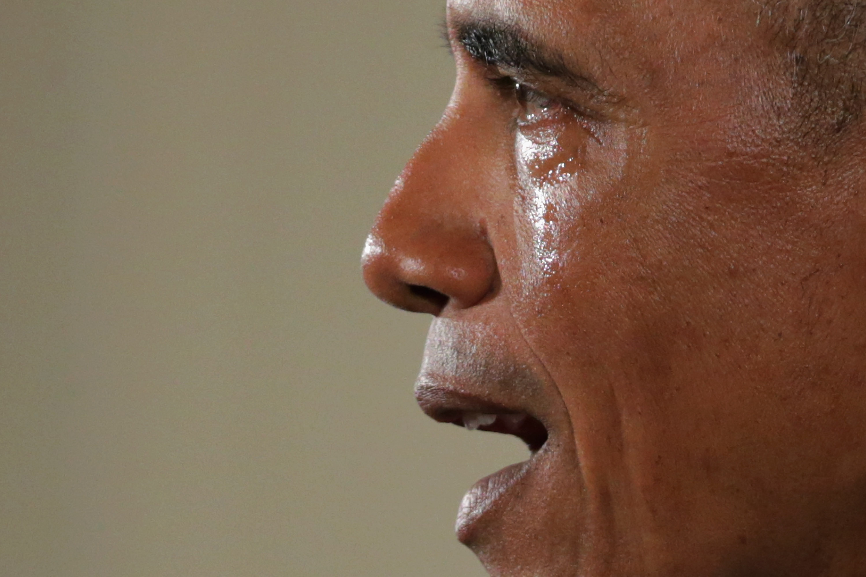 President Obama Speaks In The East Room Of White House On Efforts To Reduce Gun Violence