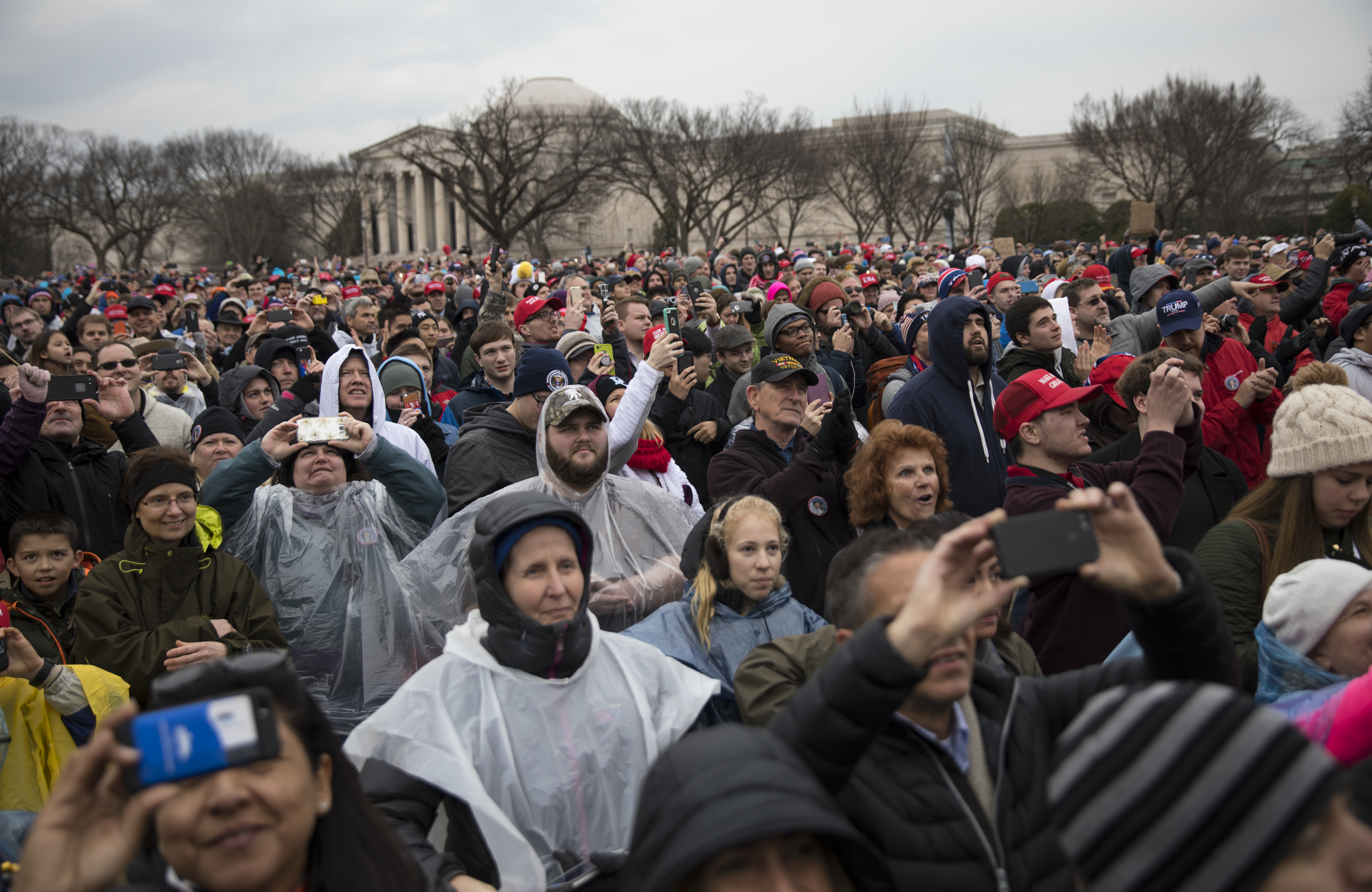 Protesters And Trump Supporters Gather In D.C. For Donald Trump Inauguration