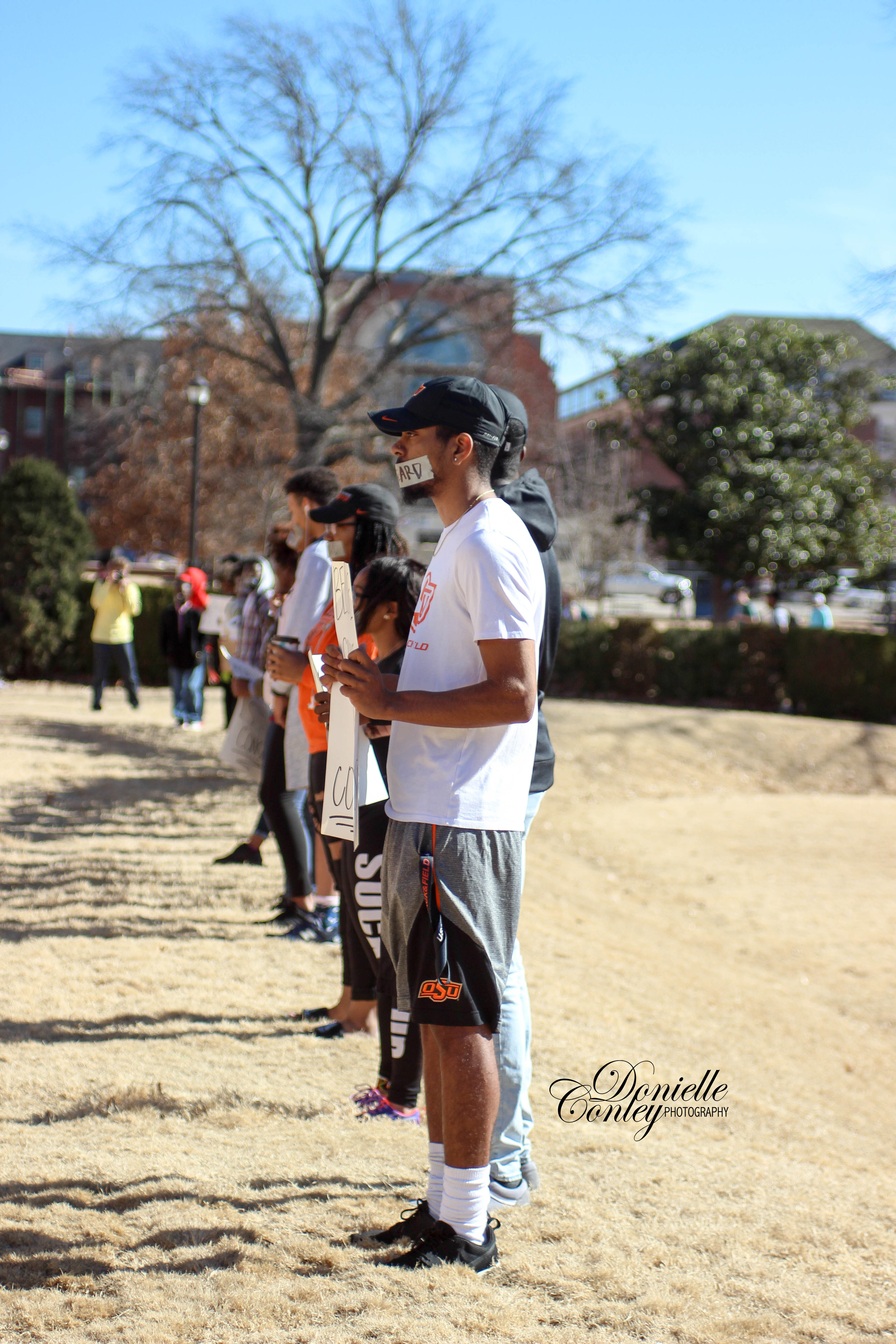 OSU Silent Protest Photos