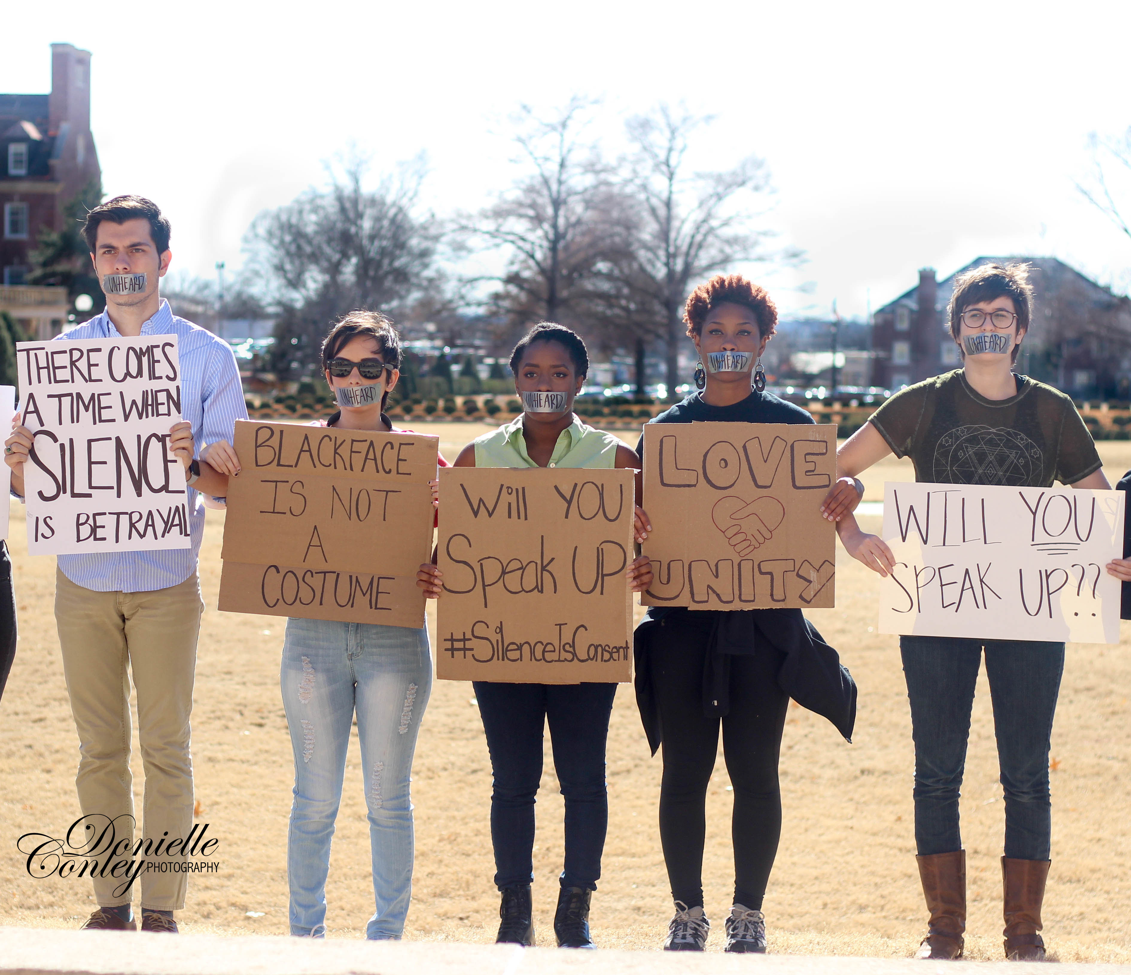 OSU Silent Protest Photos