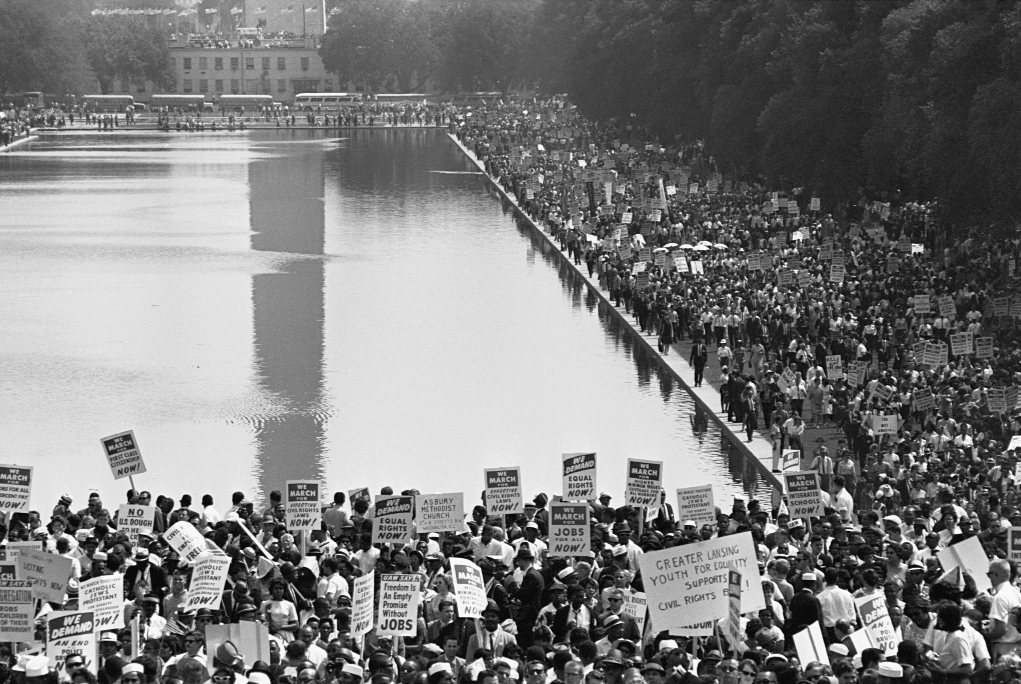 Crowd at 1963 March on Washington