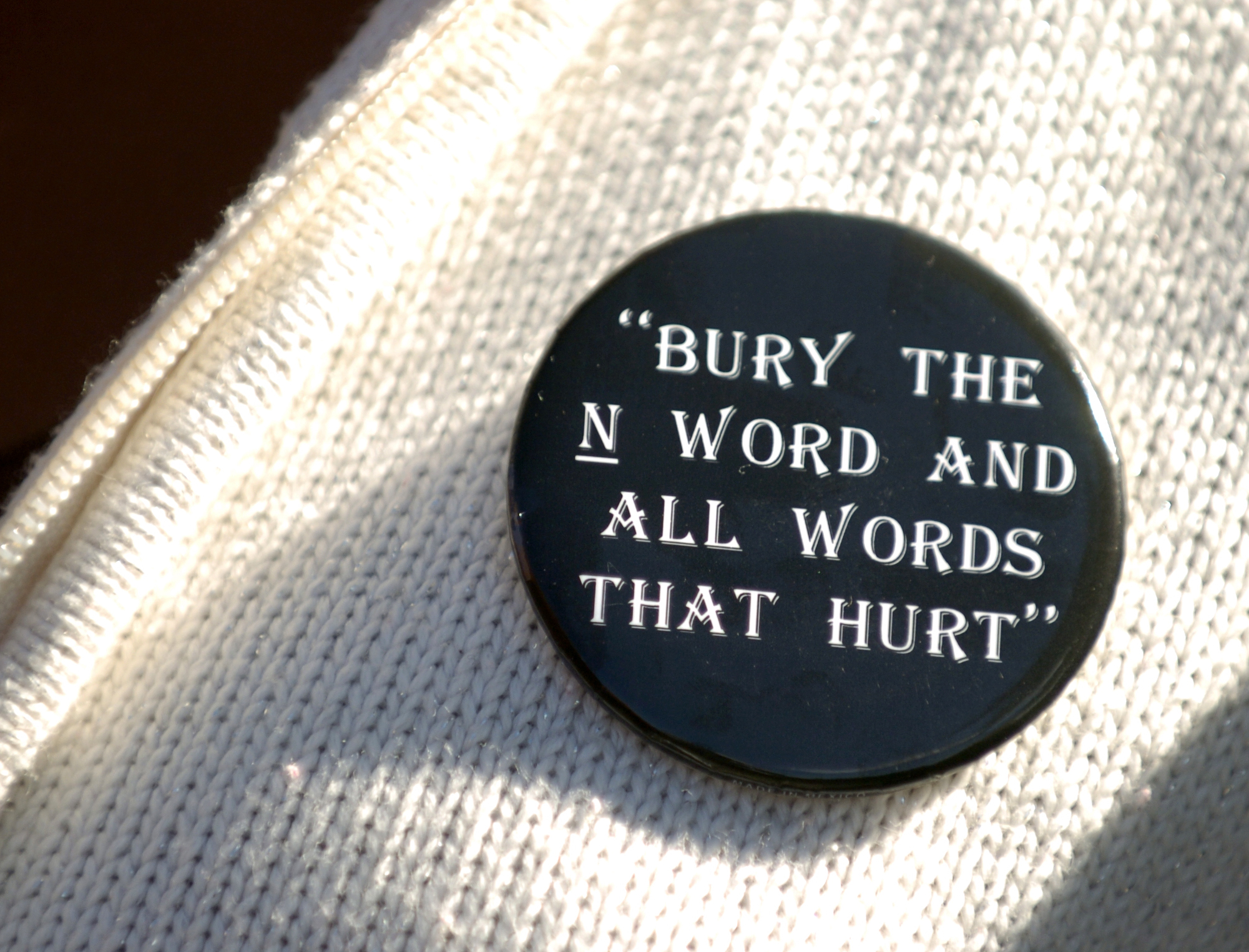 (KG) CD11NWORD -- The Manual High School Student Leadership Team hosted a mock funeral to bury the 'N' word Wednesday during a school assembly. The goal of the event was to educate students about the history and impact of words that degrade or demean. Kar