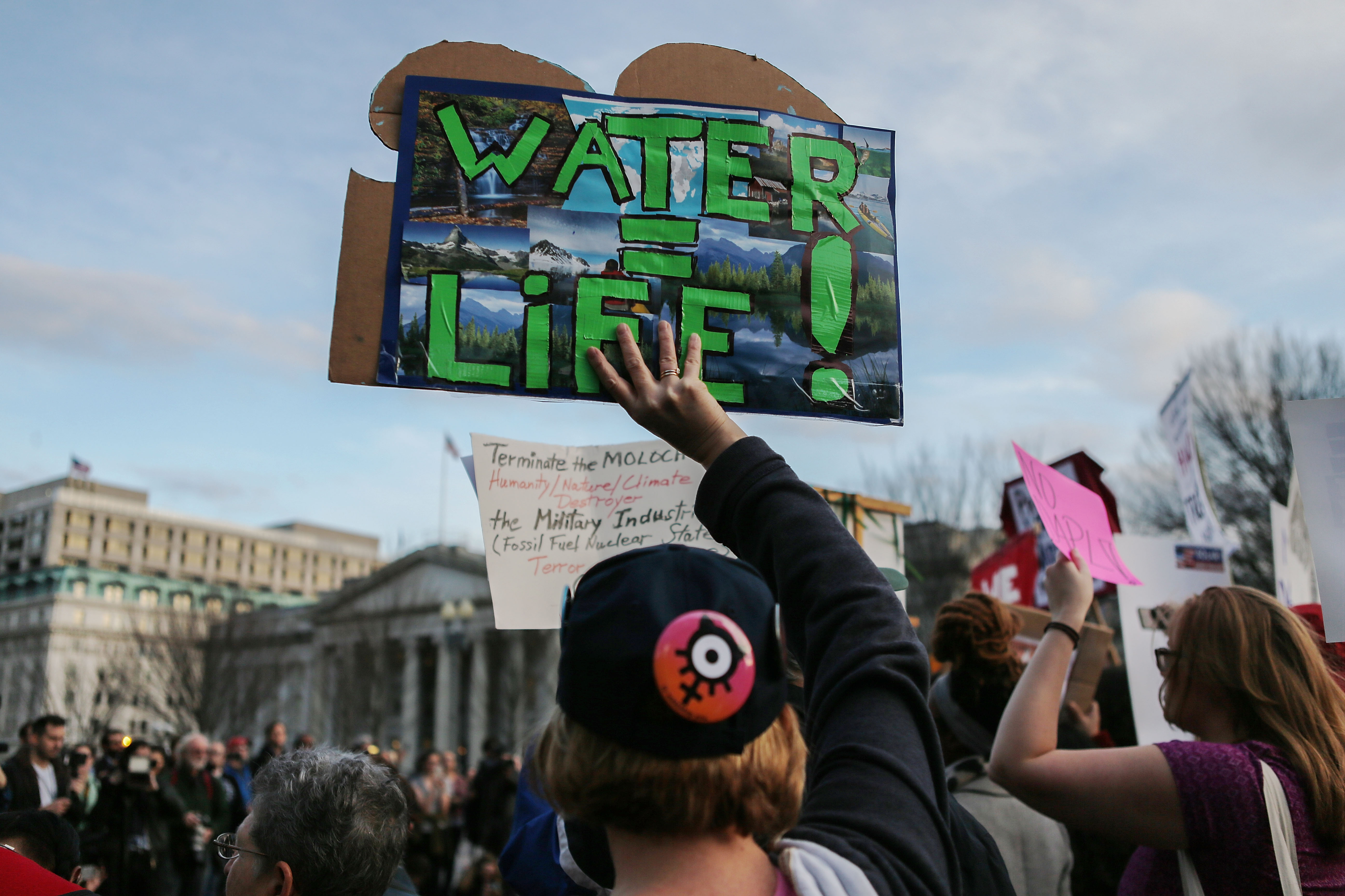 Activists Rally Outside White House To Protest DAPL