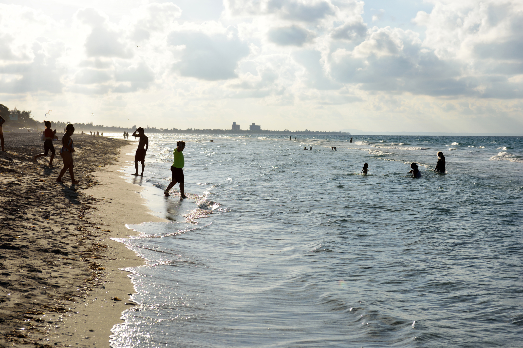 Caribbean sea of Varadero in Cuba