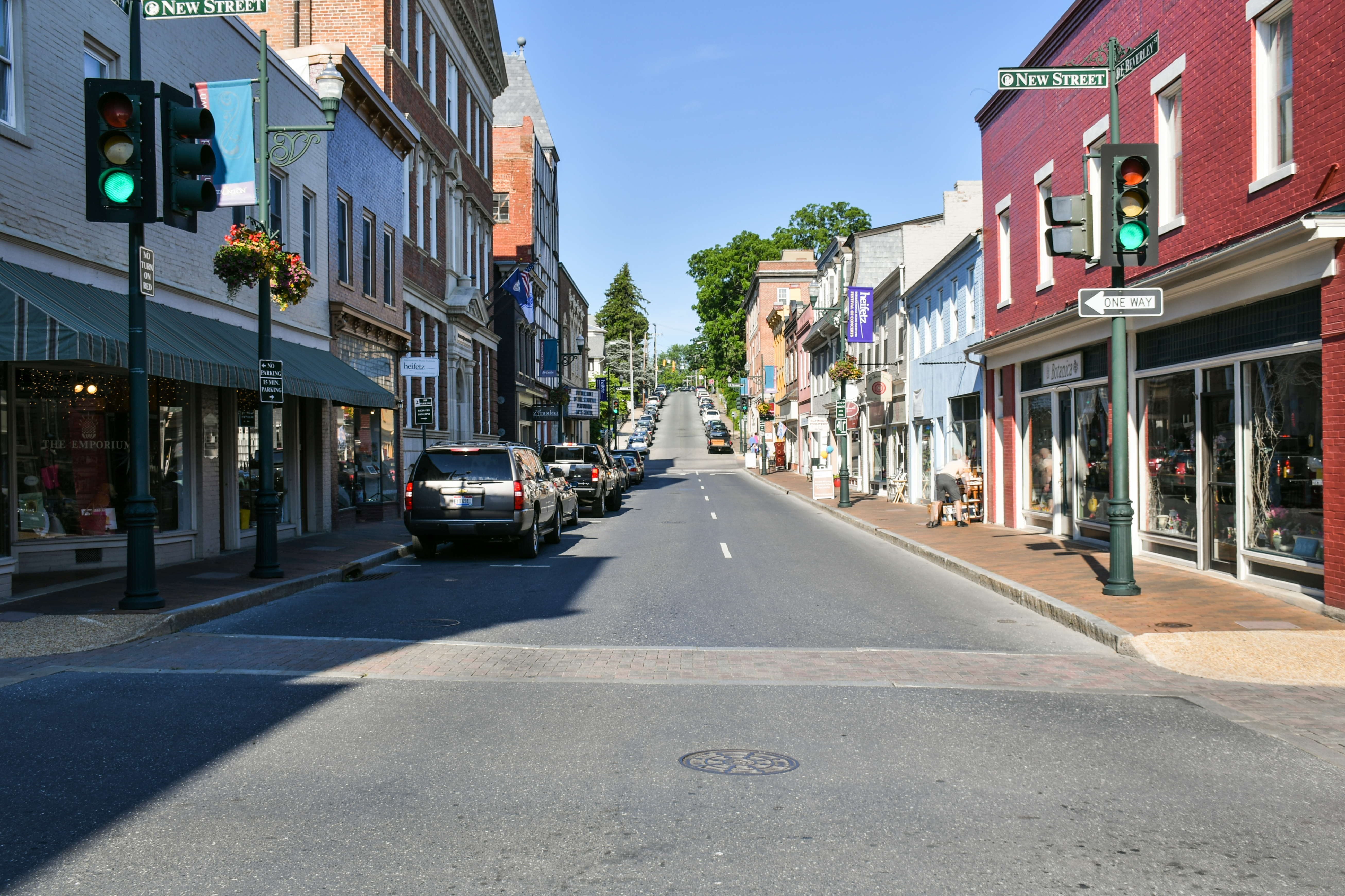 View Of City Street