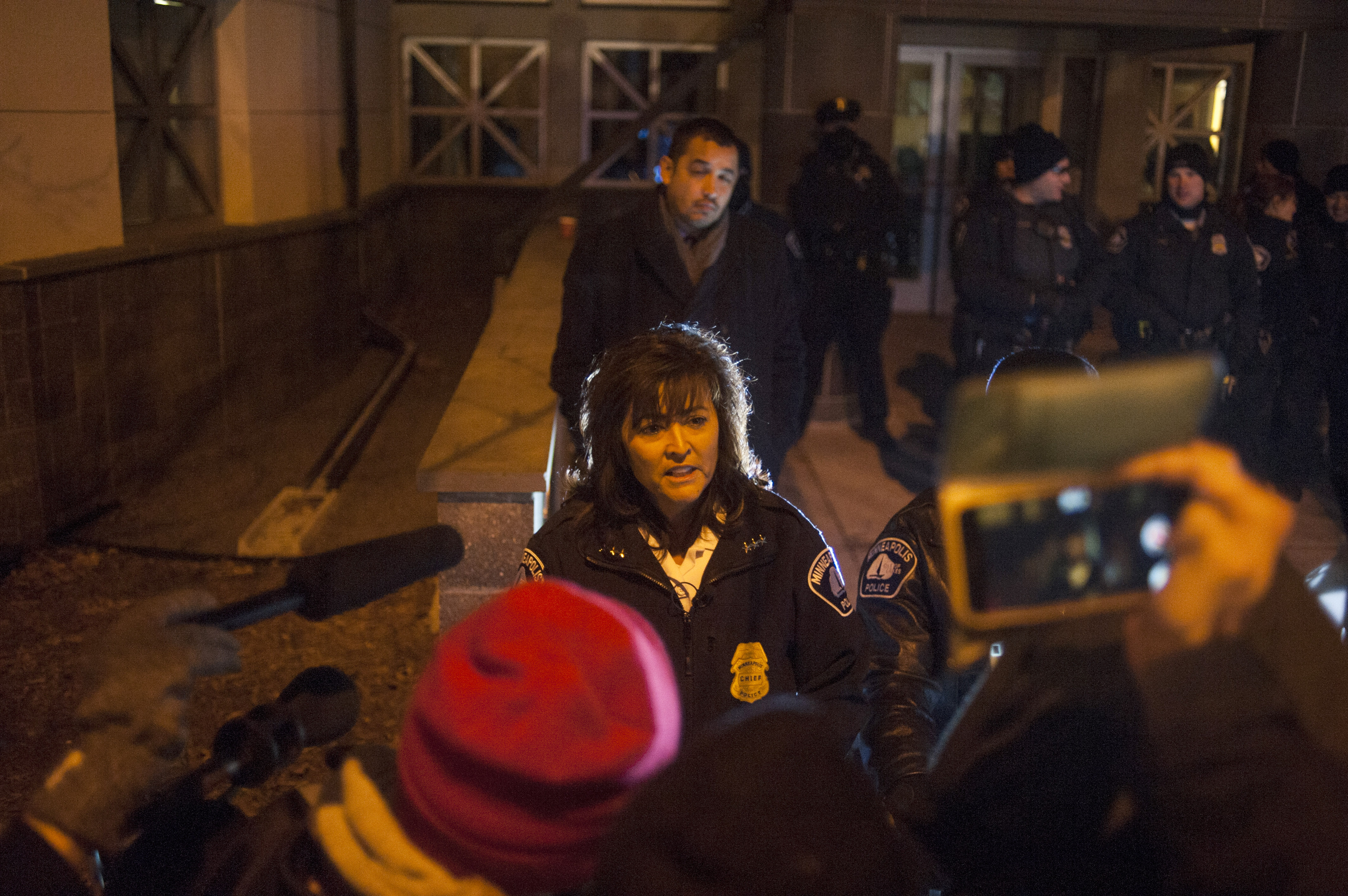 Black Lives Matter Activists Group Continues To Protest Police Shooting Of Jamar Clark