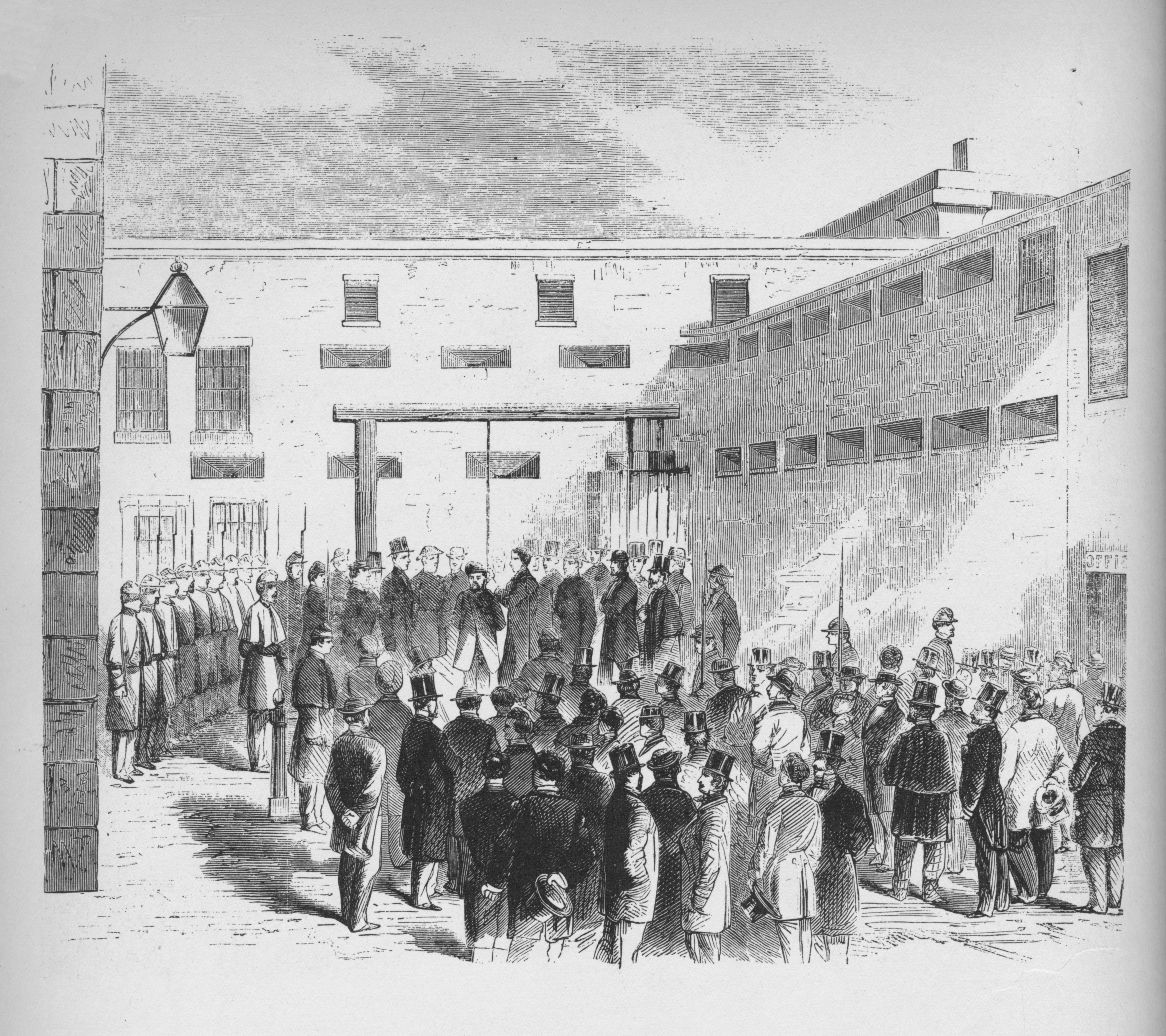 Execution Of Slave Trader Nathaniel Gordon In The Tombs Prison In New York, 1862, (1938)