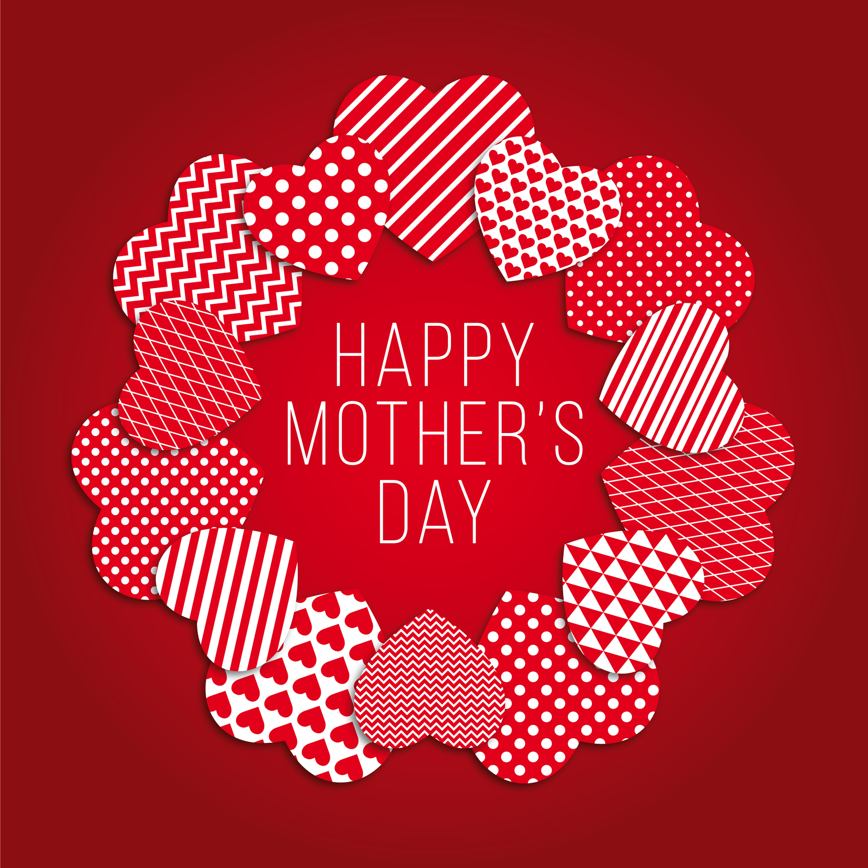 Mother’s Day Heart Wreath.