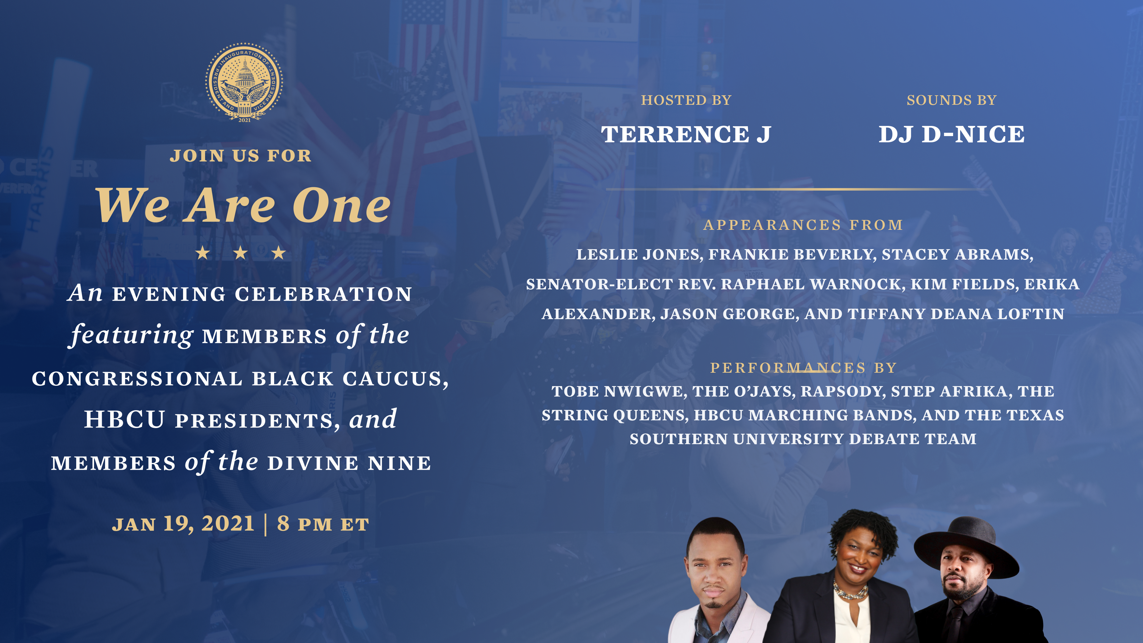 Biden We Are One Inauguration live stream