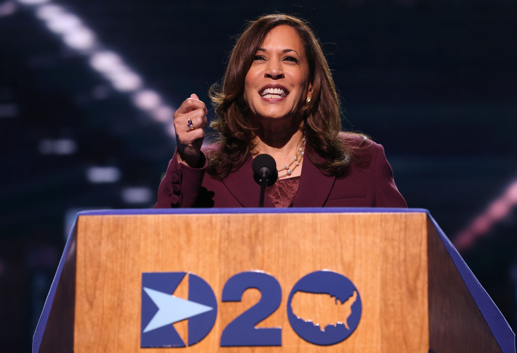 Vice Presidential Nominee Kamala Harris Addresses Virtual DNC From Delaware