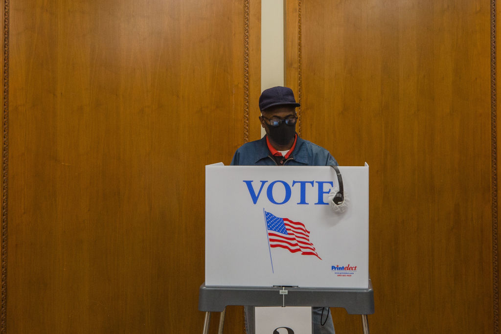 South Carolina Residents Cast Ballots In Early Voting For U.S. Presidential Election