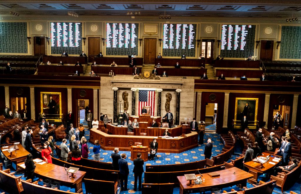 Coronavirus Pandemic 2021 - US Capitol Impeachment
