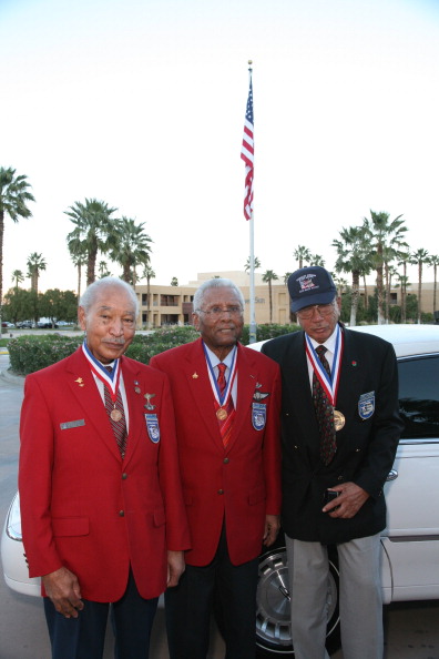 Tuskegee Airmen Pose For A Portrait