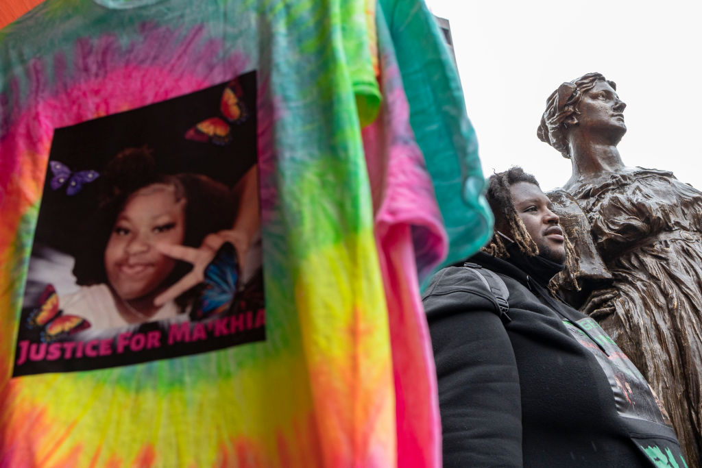 Black Lives Matter paraphernalia features MaKhia Bryant...