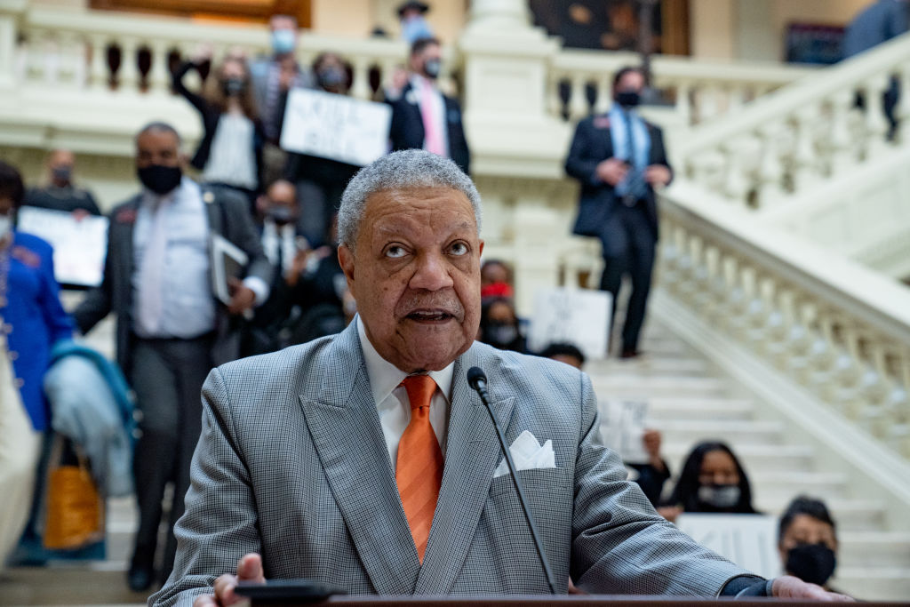 Protesters Rally Against Georgia Voting Bill HB531