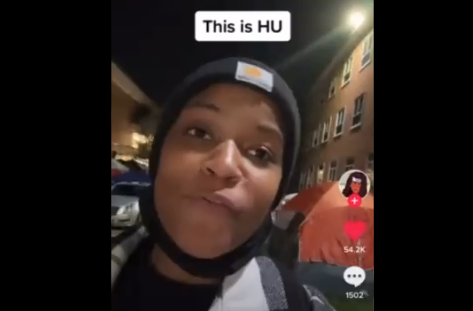 howard student protesting