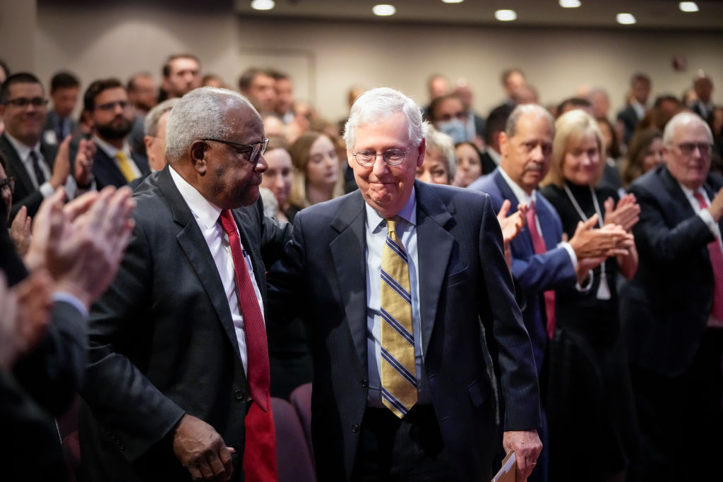 Justice Thomas Attends Forum On His 30 Year Supreme Court Legacy